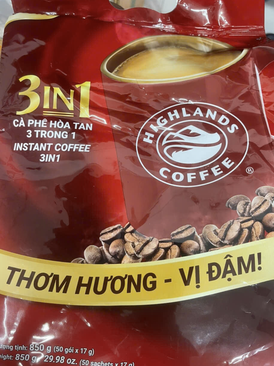 Cà phê HIGHLAND 850g